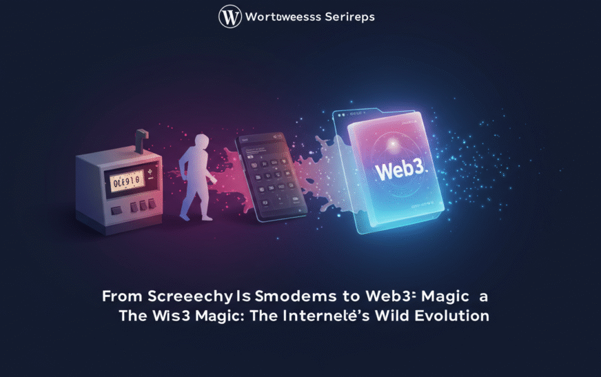 From Screechy Modems to Web3 Magic: The Internet’s Wild Evolution