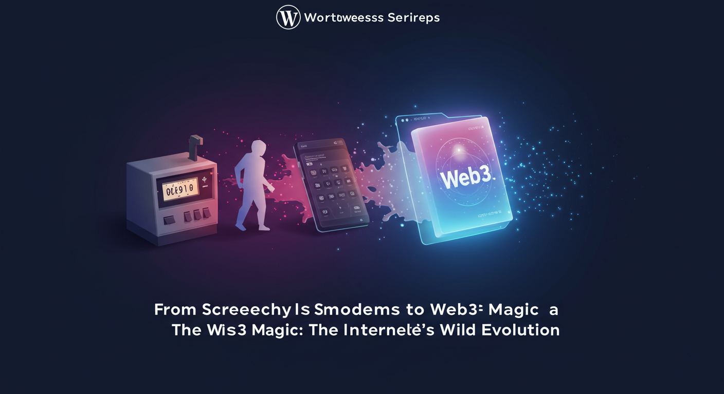 From Screechy Modems to Web3 Magic: The Internet’s Wild Evolution