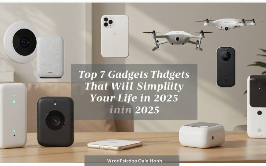 Top 7 Gadgets That Will Simplify Your Life in 2025