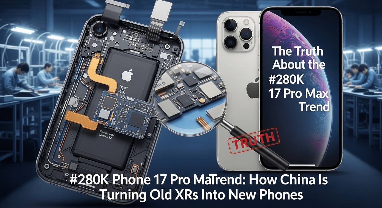 The Truth About the ₦280K iPhone 17 Pro Max Conversion: How China Is Turning Old XRs Into New Phones