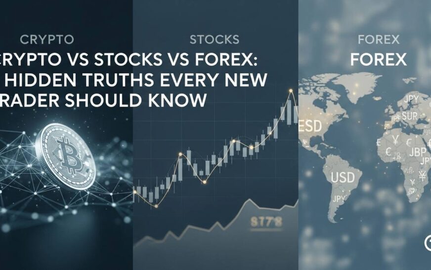 Crypto vs Stocks vs Forex: 3 Hidden Truths Every New Trader Should Know 