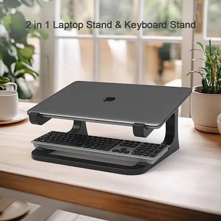 Laptop riser improving screen height and posture