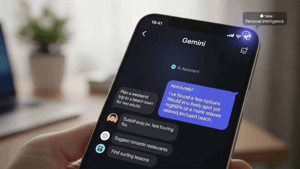 Gemini AI assistant new personal intelligence feature