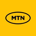 MTN Nigeria SIM card with a smartphone displaying data usage warnings.