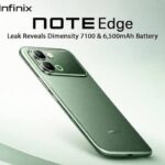 Infinix NOTE Edge design and display in Nigeria
