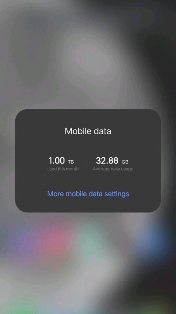 High-speed networks can cause rapid data consumption when streaming videos at higher resolutions.