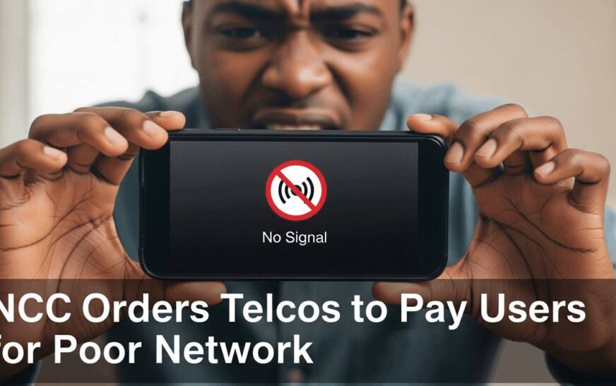 Nigerian Communications Commission orders MTN Airtel Glo 9mobile to compensate users for poor network service
