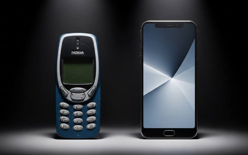 Nokia vs smartphone evolution comparison
