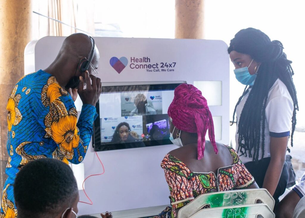 How telemedicine works in Nigeria through a virtual doctor consultation.