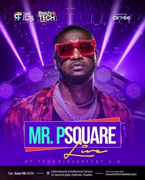 Mr. P-Square announced as guest artiste for Tech Cirvee Fest 3.0