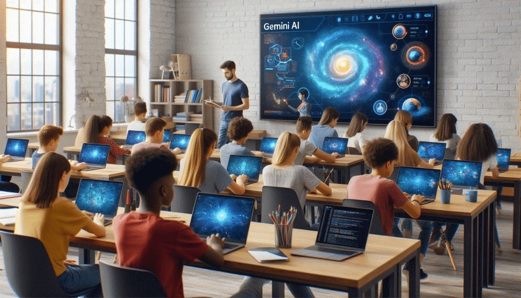 Google Gemini Guided Learning feature for students