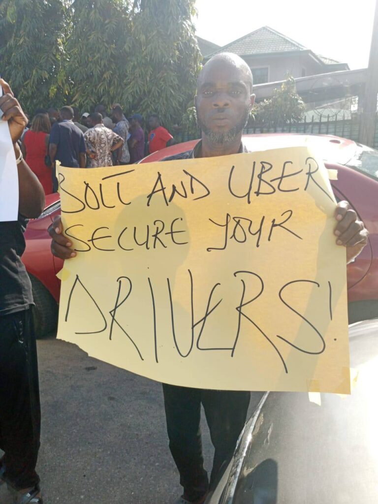 Nigerian ride-hailing drivers protest rising operating costs