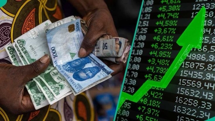 Nigerian investor using a smartphone to manage stock investments