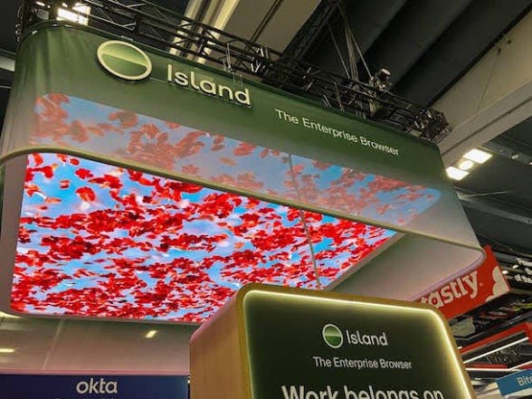 Island enterprise browser security platform.
